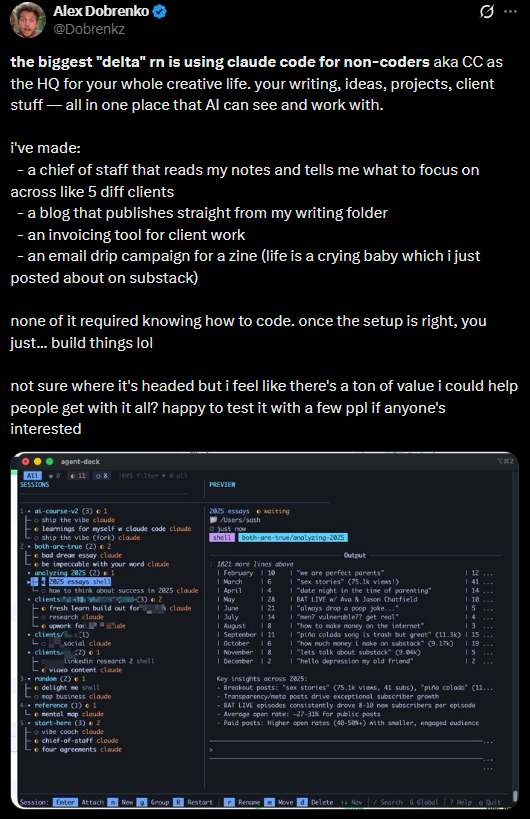 Claude Code as Creative HQ